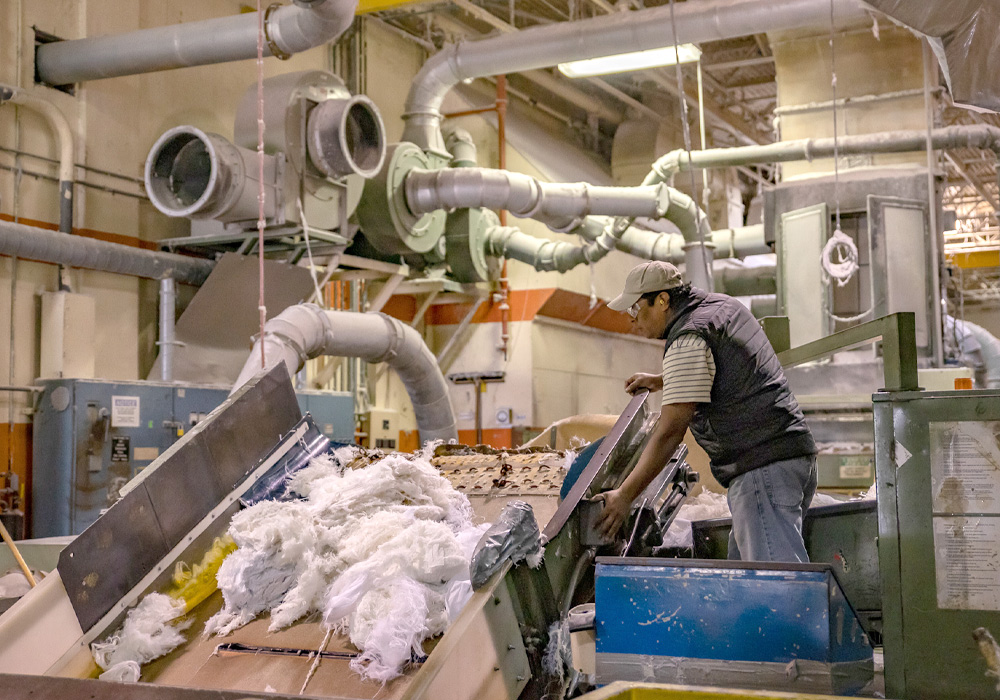 Leigh Fibers Largest North American Textile Processor Welford, SC